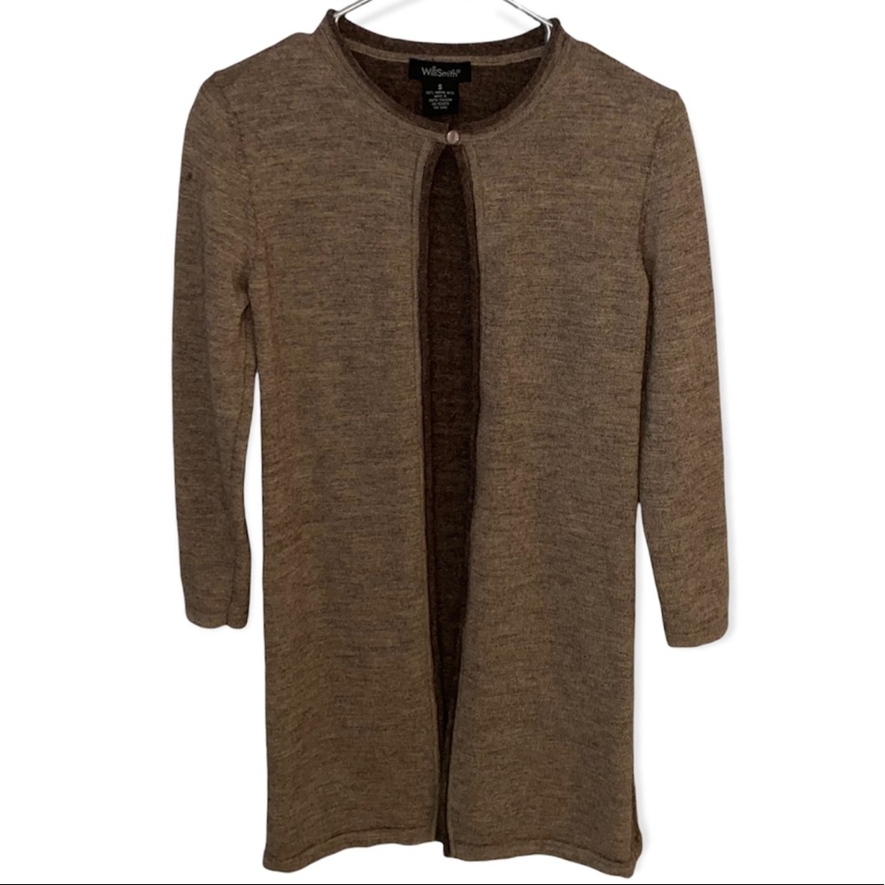 Willi Smith 100% merino wool cardigan